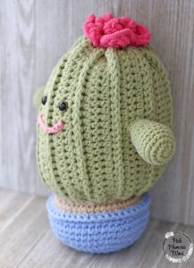Rosie Plushy Cactus Side View
