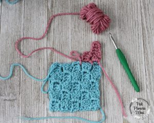 Crochet C2C Join Step 2