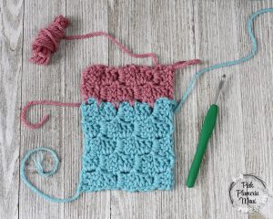 Crochet C2C Join Step 4