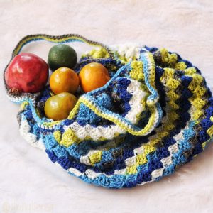 Corner to Corner Market Bag with Fruit